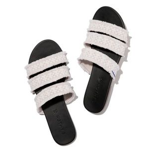 Rothy’s Fringe 3 Strap Sandal